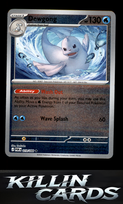 Reverse Holofoil Dewgong 019/088 Pokemon Rare ME03: Perfect Order Card NM