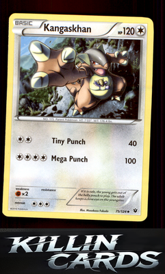 Kangaskhan 75/124 Pokemon Uncommon XY - Fates Collide Card NM