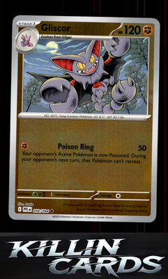 Reverse Holofoil Gliscor 050/094 Pokemon Uncommon ME02: Phantasmal Flames Card N