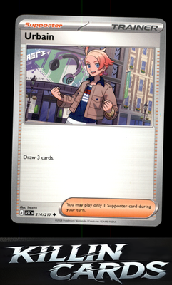Urbain 214/217 Pokemon Uncommon ME: Ascended Heroes Card NM