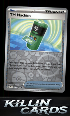 Reverse Holofoil TM Machine 181/182 Pokemon Uncommon SV10: Destined Rivals Card