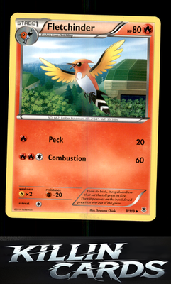 Fletchinder 9/119 Pokemon Uncommon XY - Phantom Forces Card LP
