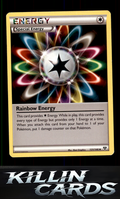 Rainbow Energy 131/146 Pokemon Uncommon XY Base Set Card NM
