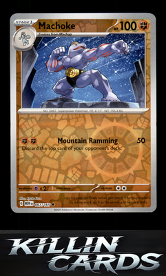 Reverse Holofoil Machoke - 067/165 067/165 Pokemon Uncommon SV: Scarlet & Violet