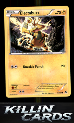 Electabuzz 42/122 Pokemon Common XY - BREAKpoint Card NM