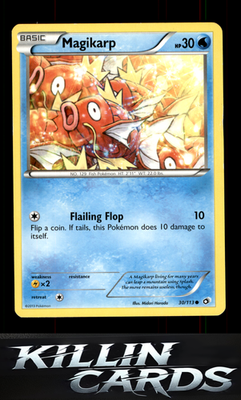 Magikarp 30/113 Pokemon Common Legendary Treasures Card NM