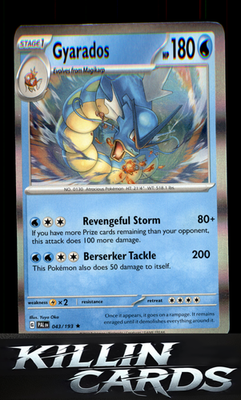 Gyarados 043/193 Pokemon Rare SV02: Paldea Evolved Card NM