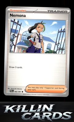 Nemona - 082/091 082/091 Pokemon Common SV: Paldean Fates Card NM