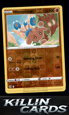 Reverse Holofoil Hitmontop 072/172 Pokemon Uncommon SWSH09: Brilliant Stars Card