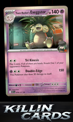 Team Rocket's Exeggutor (Team Rocket) 078/217 Pokemon Rare ME: Ascended Heroes C