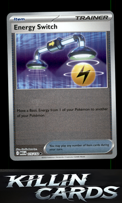Reverse Holofoil Energy Switch 115/132 Pokemon Common ME01: Mega Evolution Card