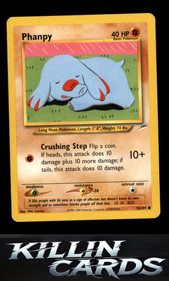 Phanpy 076/105 Pokemon Common Neo Destiny Card NM