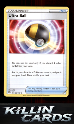 Ultra Ball 150/172 Pokemon Uncommon SWSH09: Brilliant Stars Card NM