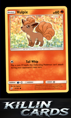 Vulpix 15/181 Pokemon Common SM - Team Up Card NM