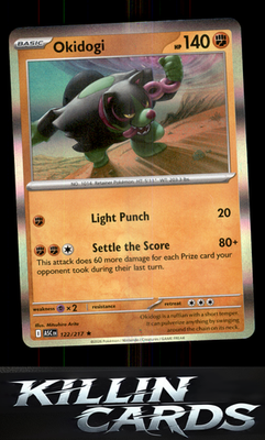 Okidogi 122/217 Pokemon Rare ME: Ascended Heroes Card NM