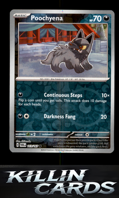 Reverse Holofoil Poochyena 113/167 Pokemon Common SV06: Twilight Masquerade Card
