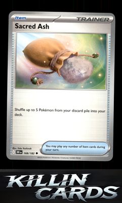 Sacred Ash 168/182 Pokemon Uncommon SV10: Destined Rivals Card NM