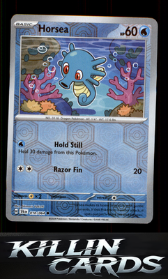 Reverse Holofoil Horsea - 010/064 010/064 Pokemon Common SV: Shrouded Fable Card