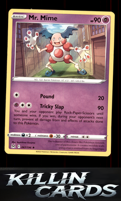 Mr. Mime 067/196 Pokemon Rare SWSH11: Lost Origin Card NM