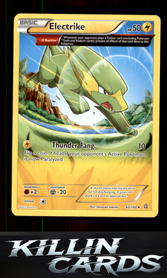 Electrike (Omega) 60/160 Pokemon Uncommon XY - Primal Clash Card NM