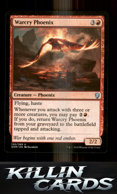 Warcry Phoenix 150 Magic U Dominaria Card NM