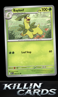 Bayleef 009/217 Pokemon Uncommon ME: Ascended Heroes Card NM