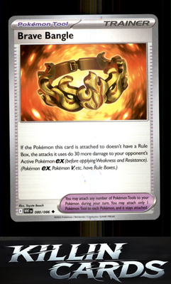 Brave Bangle 080/086 Pokemon Uncommon SV: White Flare Card NM