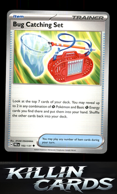 Bug Catching Set 102/131 Pokemon Uncommon SV: Prismatic Evolutions Card NM