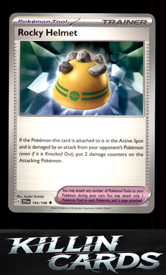 Rocky Helmet 193/198 Pokemon Uncommon SV01: Scarlet & Violet Base Set Card NM