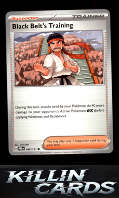 Black Belt's Training - 098/131 098/131 Pokemon Common SV: Prismatic Evolutions