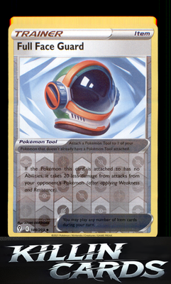 Reverse Holofoil Full Face Guard 148/203 Pokemon Uncommon SWSH07: Evolving Skies