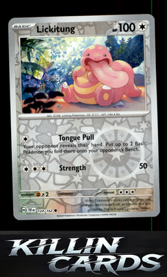 Reverse Holofoil Lickitung - 124/162 124/162 Pokemon Common SV05: Temporal Force