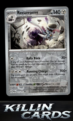Reverse Holofoil Revavroom 125/167 Pokemon Uncommon SV06: Twilight Masquerade Ca