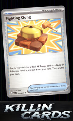 Fighting Gong 187/217 Pokemon Uncommon ME: Ascended Heroes Card NM
