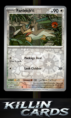 Reverse Holofoil Farfetch'd 083/165 Pokemon Common SV: Scarlet & Violet 151 Card