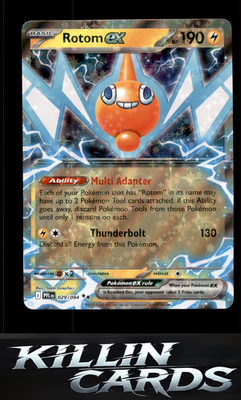 Rotom ex - 029/094 029/094 Pokemon Double Rare ME02: Phantasmal Flames Card NM
