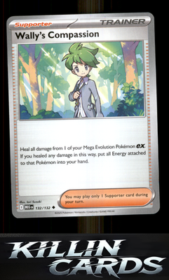 Wally's Compassion - 132/132 132/132 Pokemon Uncommon ME01: Mega Evolution Card