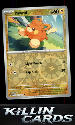 Reverse Holofoil Pawmi - 074/198 074/198 Pokemon Common SV01: Scarlet & Violet B