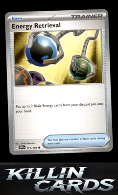 Energy Retrieval 171/198 Pokemon Common SV01: Scarlet & Violet Base Set Card NM