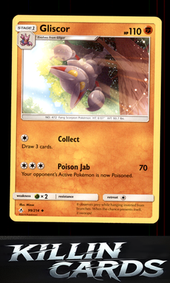 Gliscor 99/214 Pokemon Uncommon SM - Unbroken Bonds Card NM