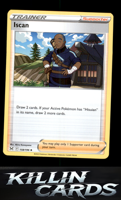 Iscan 158/196 Pokemon Uncommon SWSH11: Lost Origin Card NM