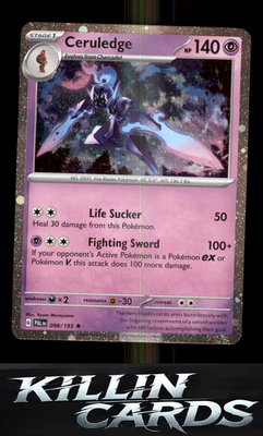 Ceruledge 098/193 Pokemon Rare SV02: Paldea Evolved Card NM