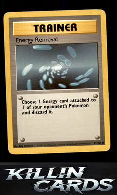 Energy Removal 092/102 Pokemon Common Base Set Card LP