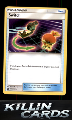Switch 147/168 Pokemon Uncommon SM - Celestial Storm Card NM