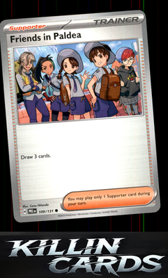 Friends in Paldea - 109/131 109/131 Pokemon Common SV: Prismatic Evolutions Card