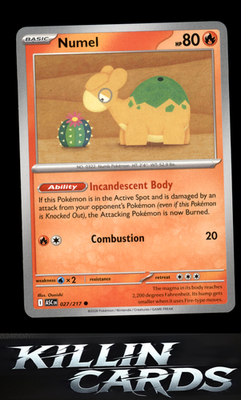 Numel - 027/217 027/217 Pokemon Common ME: Ascended Heroes Card NM