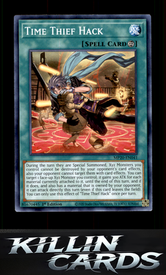 1st Edition Time Thief Hack MP20-EN041 YuGiOh Common 2020 Tin of Lost Memories C