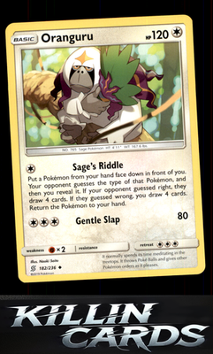 Oranguru 182/236 Pokemon Uncommon SM - Unified Minds Card NM