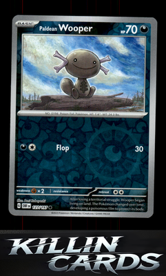 Reverse Holofoil Paldean Wooper - 127/197 127/197 Pokemon Common SV03: Obsidian