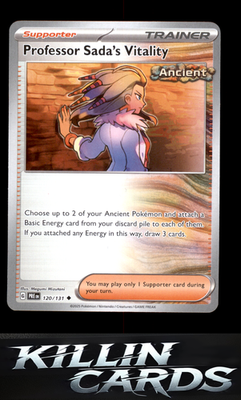 Professor Sada's Vitality 120/131 Pokemon Uncommon SV: Prismatic Evolutions Card